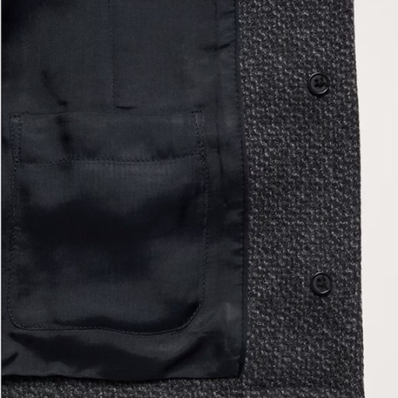 NWT! Banana Republic Midnight Navy Blue Tweed Lady Jacket - Multiple Sizes 💎💫 - Picture 5 of 9